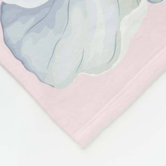 Couverture de bébé d'ouatine de fleurs et de (Coin)