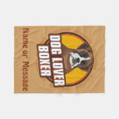 Couverture de boîte Amoureux des chiens Nom person (Devant (Horizontal))