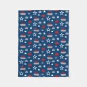 Couverture de bordage de rouge, blanche et bleue (Devant)