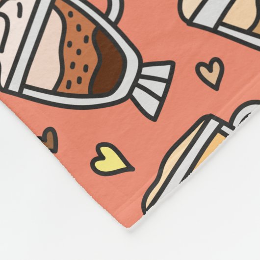 Couverture De Café Confortable Pour Sips Relaxants (Coin)