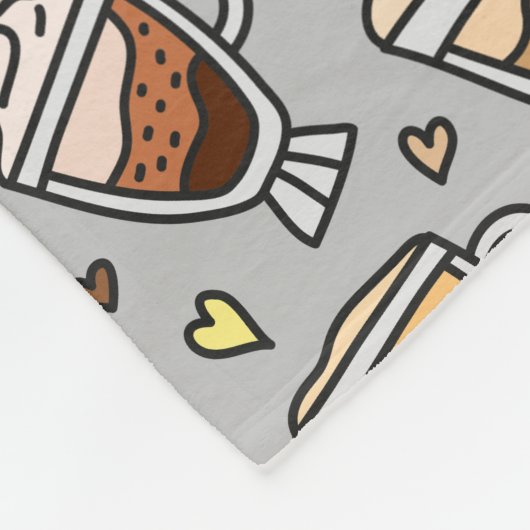 Couverture De Café Confortable Pour Sips Relaxants (Coin)