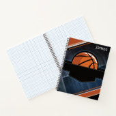 Couverture de cahier de basketball pour garçons (Intérieur)