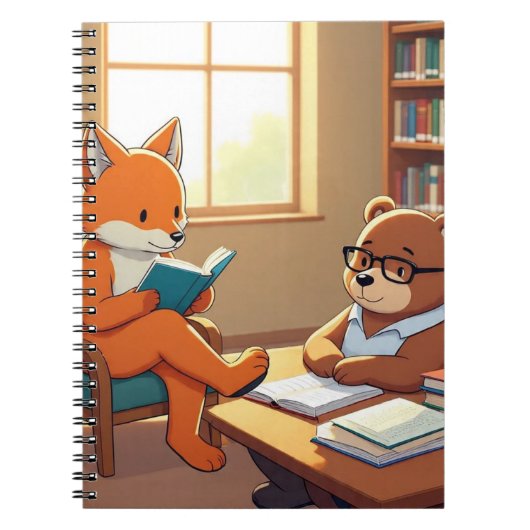 Couverture de cahier de bibliothèque de lecture de (Devant)