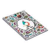 Couverture de cahier de sciences personnalisée - V (Côté Droit)