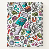 Couverture de cahier de sciences personnalisée - V (Dos)