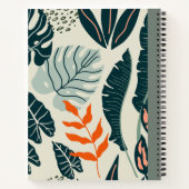 Couverture de cahier de sciences vibrante en orang (Dos)