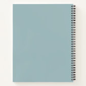 Couverture de cahier Minimal Mint Boss Girl (Dos)