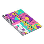 Couverture de cahier rétro Memphis (Côté Droit)
