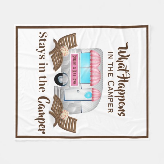 Couverture de caméra rose personnalisée (Devant (Horizontal))