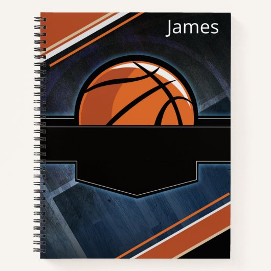 Couverture de Carnet de basket pour garçons (Devant)