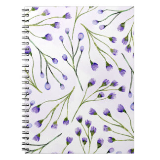 Couverture de Carnet de photo de la spirale floral