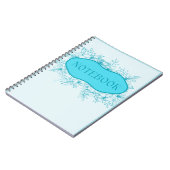 Couverture de Carnet Floral Bleu (Côté gauche)
