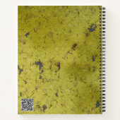 Couverture de Carnet spirale avec impression de te (Dos)