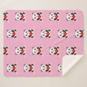 Couverture de chasse Kawaii Panda pour enfants (Devant (Horizontal))