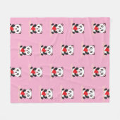 Couverture de chasse Kawaii Panda pour enfants (Devant (Horizontal))