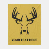 Couverture de chasse personnalisée aux cerfs pour  (Devant)