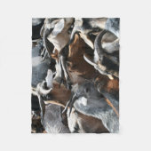 Couverture de chien de bébé de jet d'ouatine de (Devant)