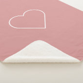 Couverture de coeur rose moderne | Minimaliste (3/4)