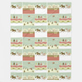 Couverture de collage de village de Noël de pays (Devant)