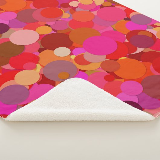 couverture de confetti à points rouges (3/4)