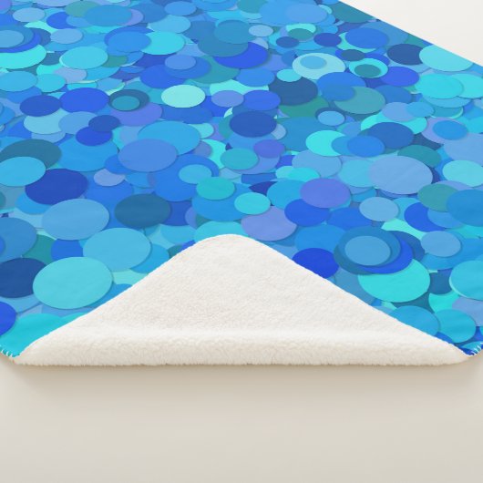 couverture de confetti bleu point (3/4)