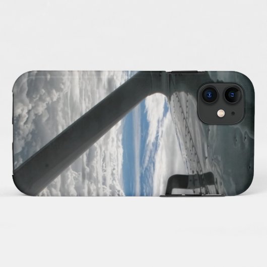 Couverture de coque iphone d'avion (Dos (Horizontal))