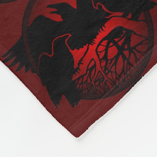 Couverture de corbeau Esprit autochtone Couverture (Coin)