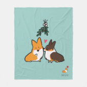 Couverture de corgi de baiser de gui (Devant)