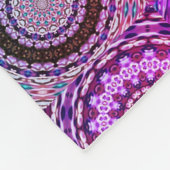 Couverture de courtepointe Boho - violet (Coin)