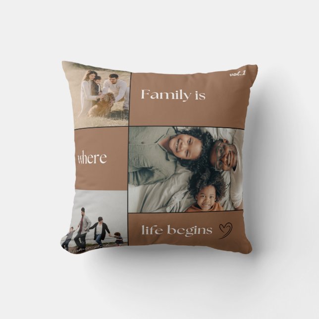 Couverture de Coussin maison personnalisée confort (Recto)