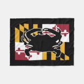 Couverture de drapeau/crabe du Maryland (Devant (Horizontal))