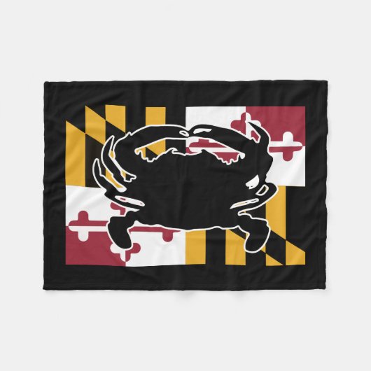 Couverture de drapeau/crabe du Maryland (Devant (Horizontal))