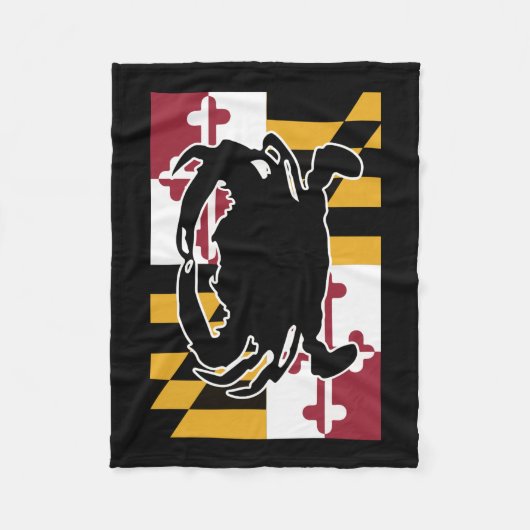 Couverture de drapeau/crabe du Maryland (Devant)
