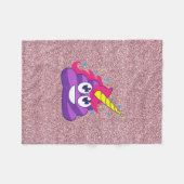 Couverture de dunette de licorne d'Emoji de (Devant (Horizontal))