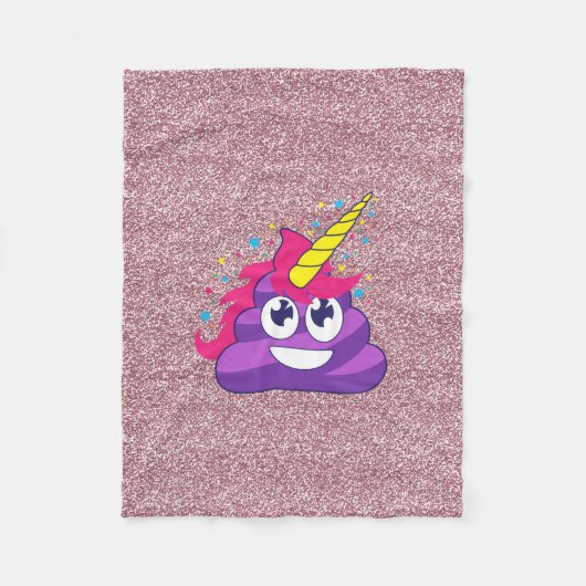 Couverture de dunette de licorne d'Emoji de (Devant)