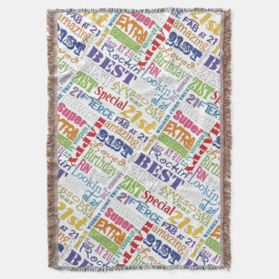 Couverture De fête d'anniversaire cadeaux uniques et 21èmes