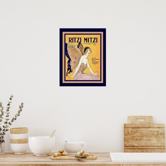 Couverture de feuille Art déco "Ritzi Mitzi" Impri (Cuisine)