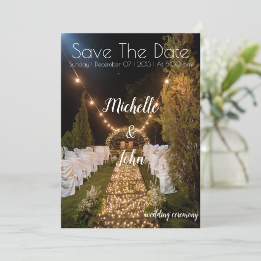 couverture de film faire-part de mariage (Debout devant)