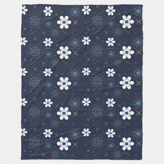 couverture de fleurs d'hiver de minuit (Devant)