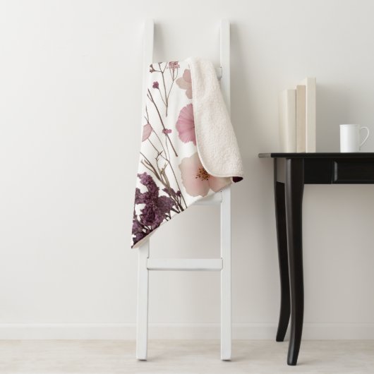 couverture de fleurs séchées sur mesure (En situation)