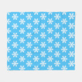 Couverture de flocons de neige de taille moyenne (Devant (Horizontal))
