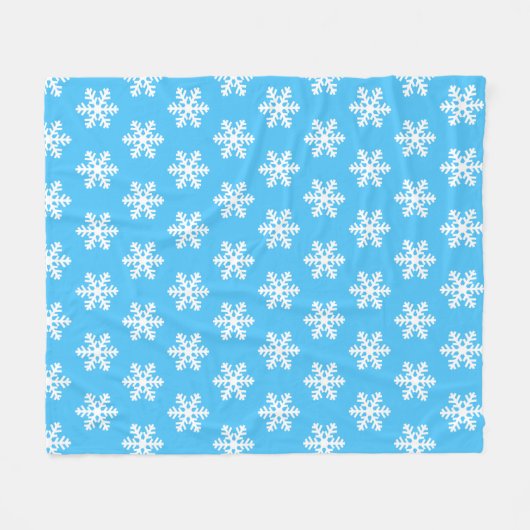 Couverture de flocons de neige de taille moyenne (Devant (Horizontal))