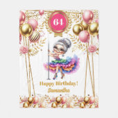 Couverture de grand-mère personnalisée drôle anniv (Devant)