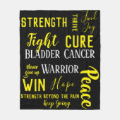 Couverture de guerrier de cancer de la vessie (Devant)