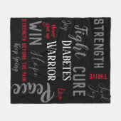 Couverture de guerrier de diabète (Devant (Horizontal))