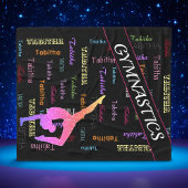 Couverture de gymnastique avec nom personnalisé pa