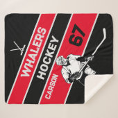 Couverture de hockey personnalisée (Devant (Horizontal))