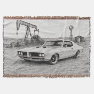 Couverture de jet américain Muscle Car