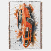 Couverture de jet américain Muscle Car (devant Vertical)