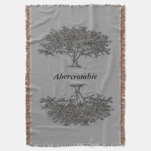 Couverture de jet - arbres généalogiques (devant Vertical)